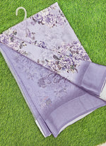 Load image into Gallery viewer, Lovely Digital Print Georgette Saree in Satin Borders