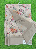 Load image into Gallery viewer, Lovely Digital Print Georgette Saree in Satin Borders