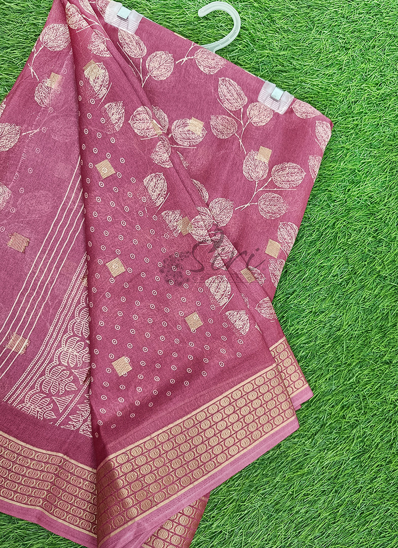 Beautiful Moss Georgette Saree