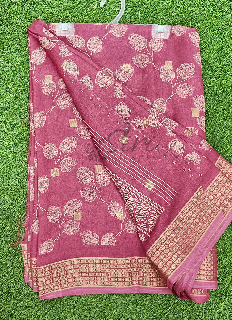 Beautiful Moss Georgette Saree