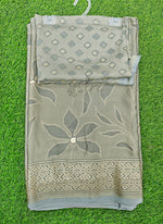 Load image into Gallery viewer, Lovely Brasso Moss Georgette Saree