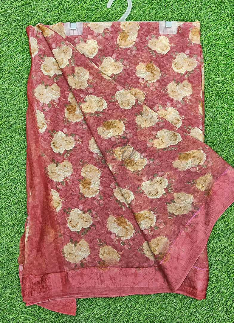 Beautiful Georgette Saree in Self Design