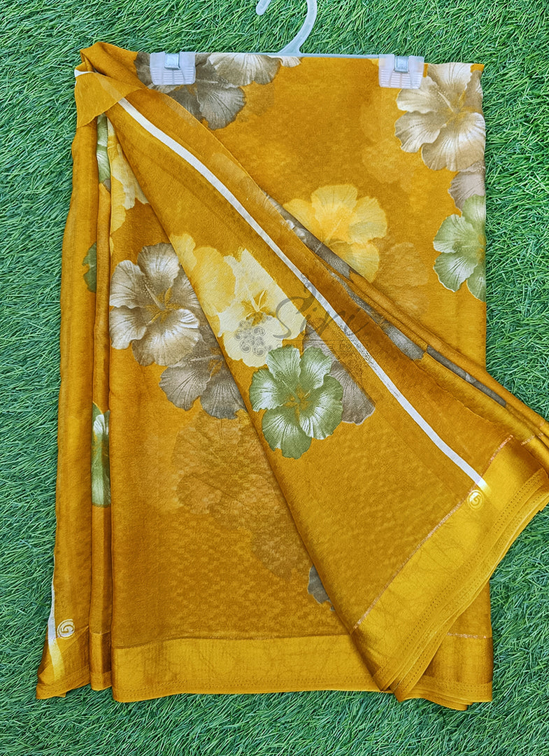 Beautiful Georgette Saree in Self Design