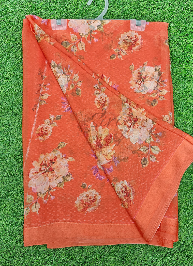 Beautiful Georgette Saree in Self Design