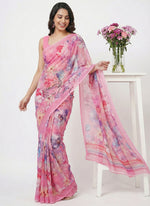 Load image into Gallery viewer, Lovely Digital Print Georgette Saree