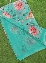 Load image into Gallery viewer, Lovely Digital Print Georgette Saree