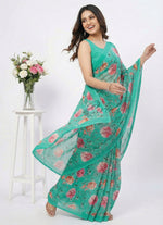 Load image into Gallery viewer, Lovely Digital Print Georgette Saree