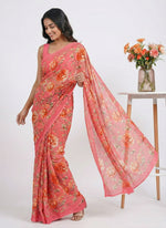 Load image into Gallery viewer, Lovely Digital Print Georgette Saree