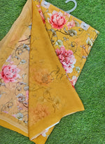 Load image into Gallery viewer, Lovely Digital Print Georgette Saree