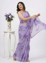 Load image into Gallery viewer, Lovely Digital Print Georgette Saree