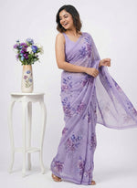 Load image into Gallery viewer, Lovely Digital Print Georgette Saree