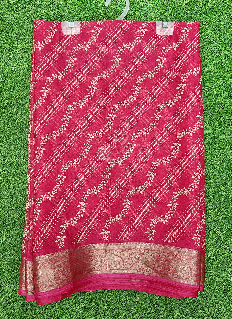 Lovely Printed Georgette Saree