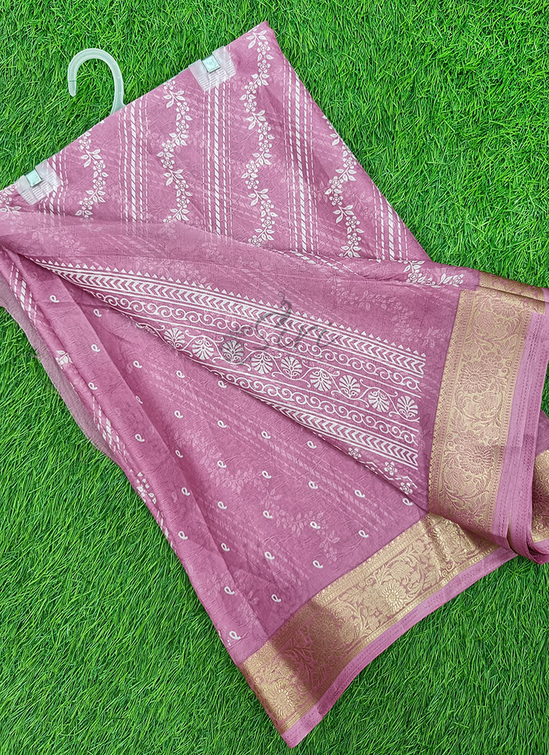 Lovely Printed Georgette Saree