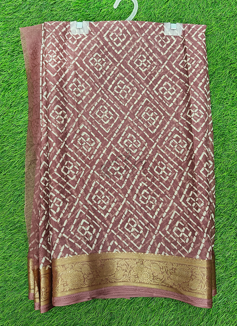 Lovely Printed Georgette Saree