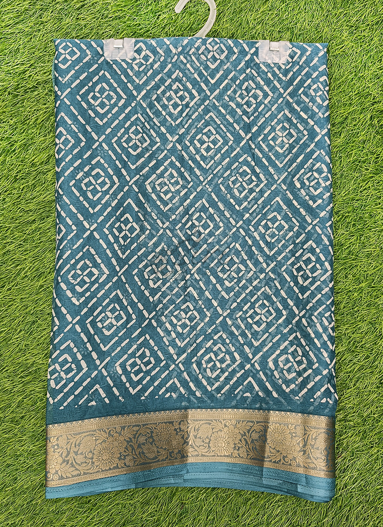 Lovely Printed Georgette Saree