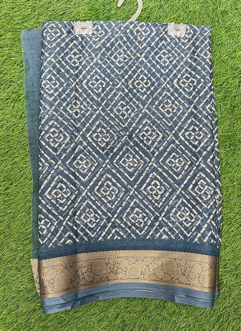 Lovely Printed Georgette Saree