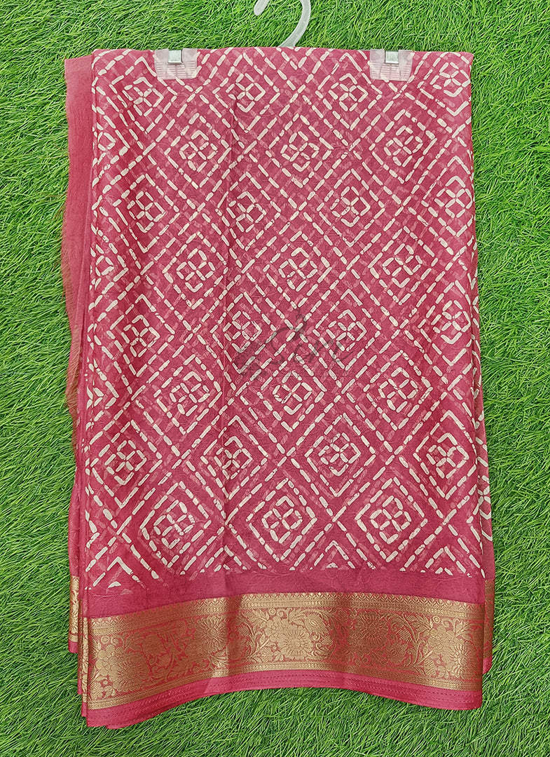 Lovely Printed Georgette Saree
