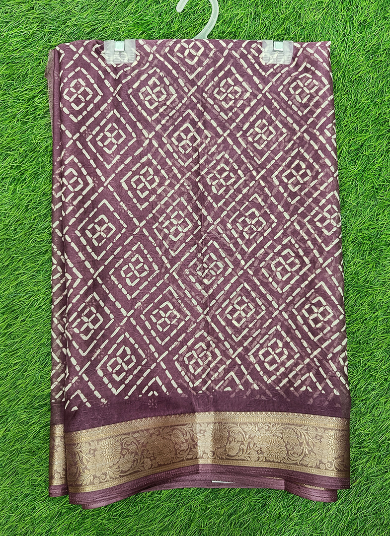 Lovely Printed Georgette Saree