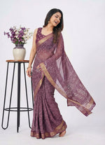 Load image into Gallery viewer, Lovely Printed Georgette Saree
