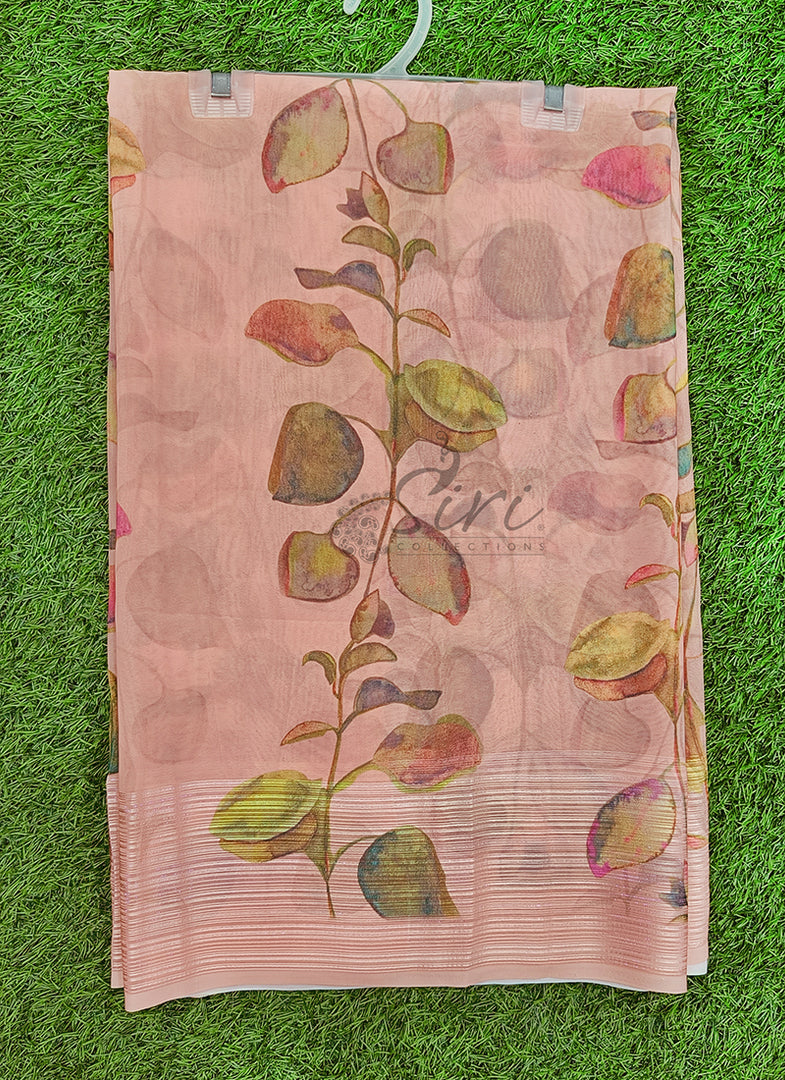 Lovely Digital Print Georgette Saree