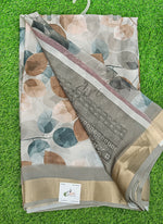 Load image into Gallery viewer, Lovely Digital Print Moss Georgette Saree