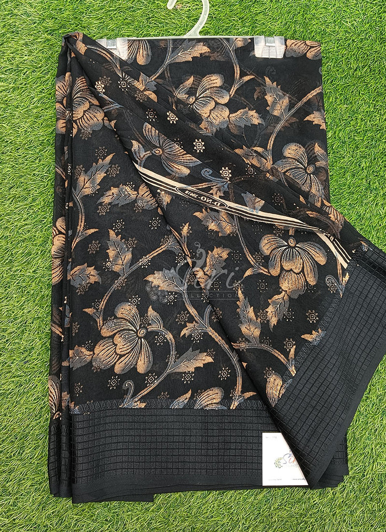 Beautiful Printed Georgette Saree