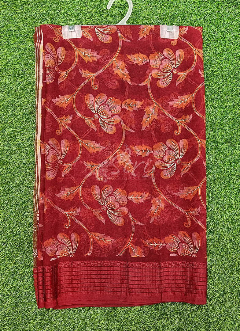 Beautiful Printed Georgette Saree