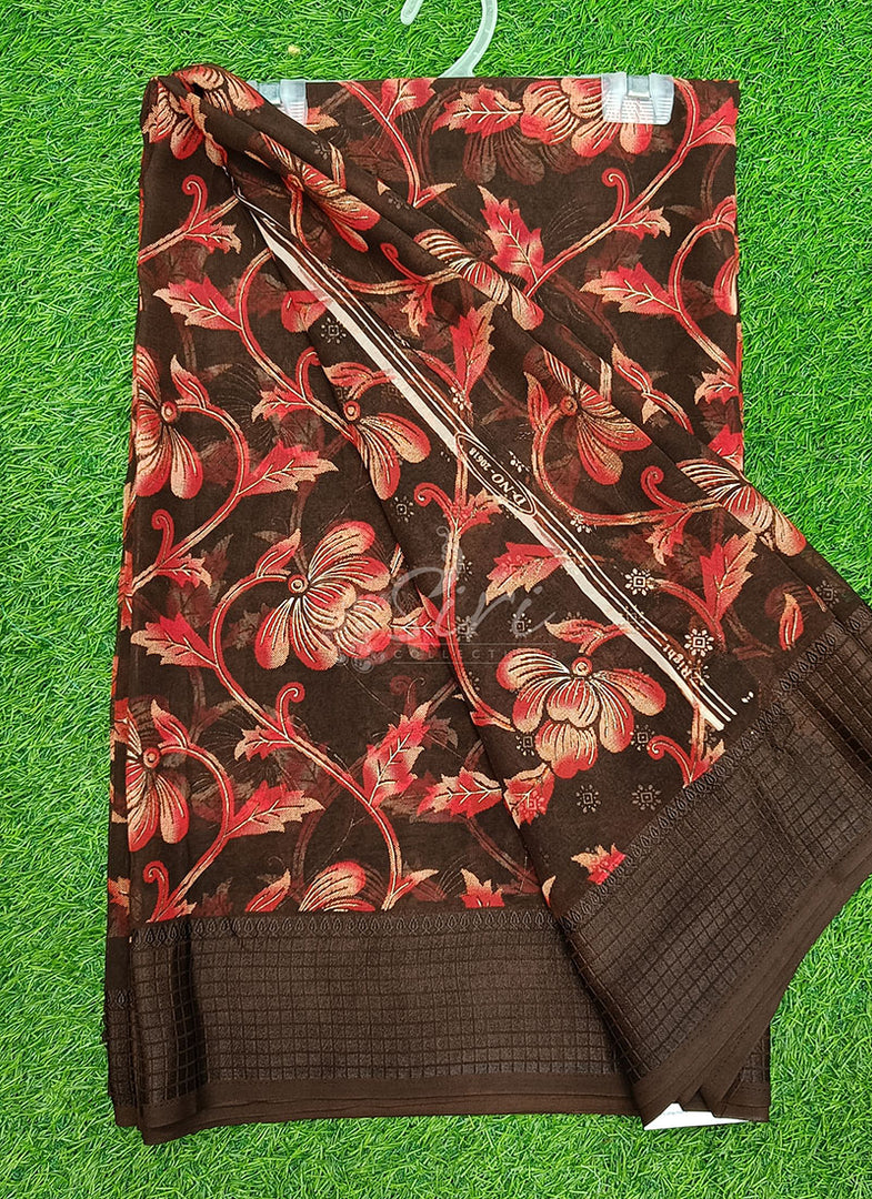 Beautiful Printed Georgette Saree