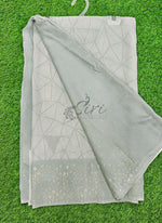 Load image into Gallery viewer, Beautiful Printed Moss Georgette Saree