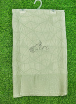 Load image into Gallery viewer, Beautiful Printed Moss Georgette Saree