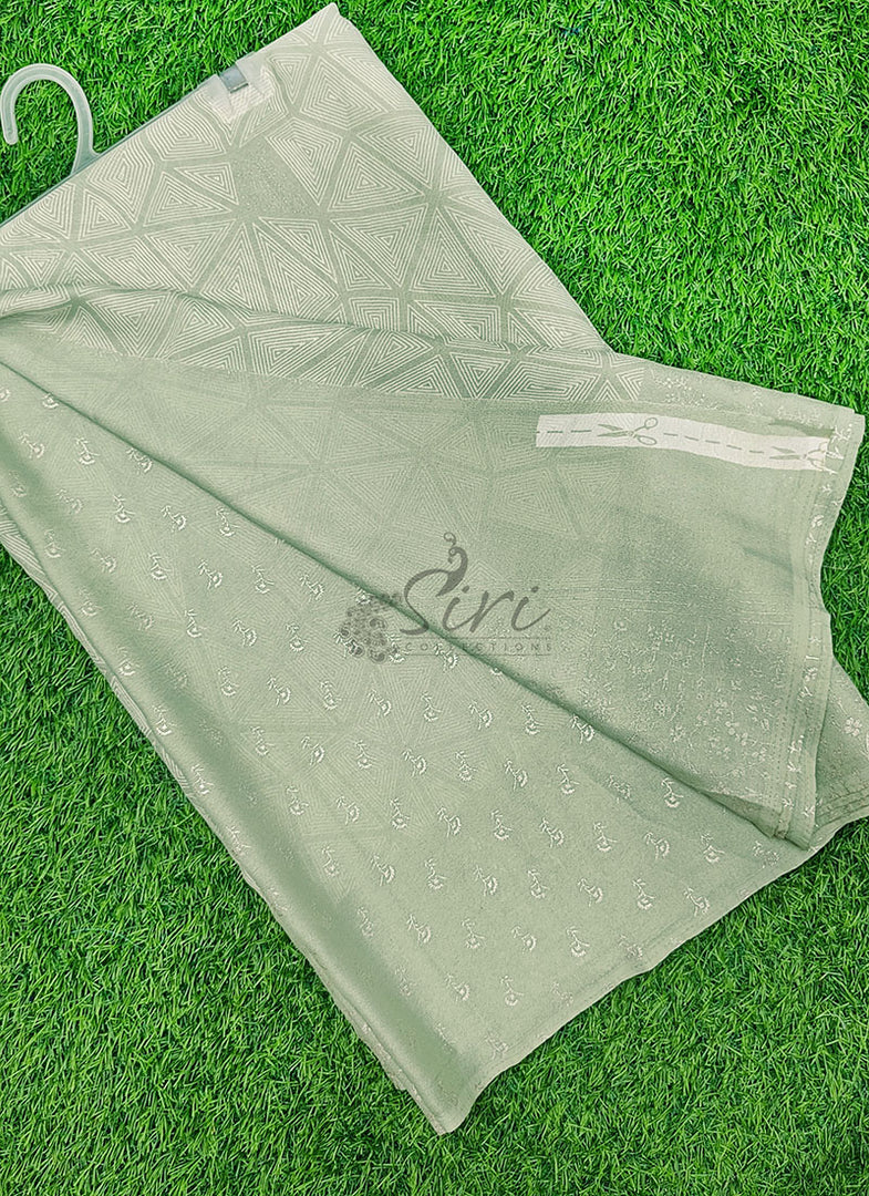 Beautiful Printed Moss Georgette Saree
