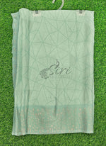 Load image into Gallery viewer, Beautiful Printed Moss Georgette Saree