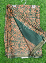 Load image into Gallery viewer, Beautiful Digital Print Moss Georgette Saree