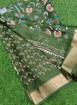 Load image into Gallery viewer, Beautiful Printed Moss Georgette Saree
