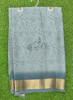 Load image into Gallery viewer, Beautiful Printed Moss Georgette Saree