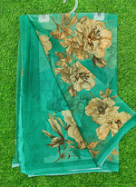 Load image into Gallery viewer, Latest Beautiful Digital Print Floral Georgette Saree