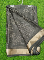 Load image into Gallery viewer, Beautiful Printed Moss Georgette Saree