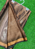 Load image into Gallery viewer, Trendy Digital Print Georgette Saree in Fine Shimmer Stipes