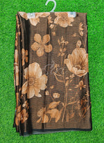 Load image into Gallery viewer, Trendy Digital Print Georgette Saree in Fine Shimmer Stripes