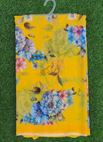 Load image into Gallery viewer, Latest Beautiful Digital Print Floral Georgette Saree