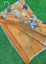 Load image into Gallery viewer, Latest Beautiful Premium Digital Print Floral Georgette Saree