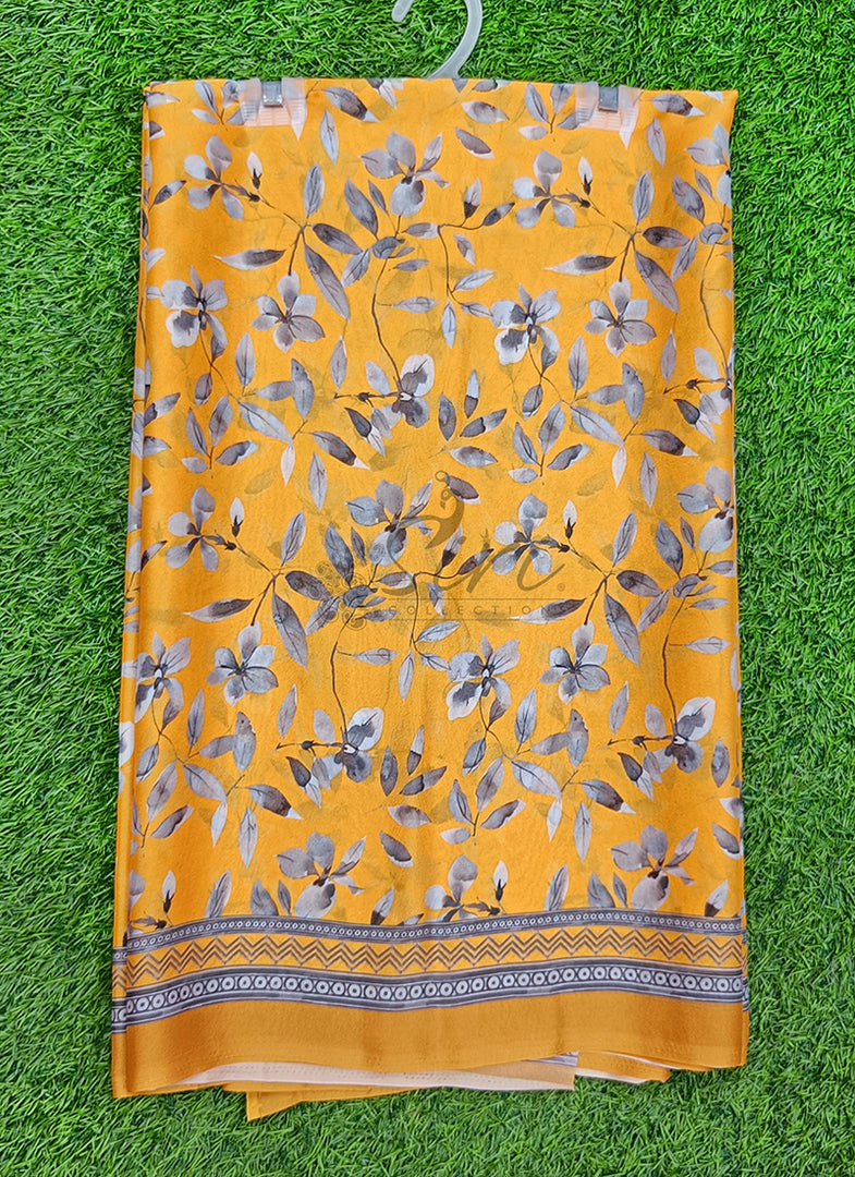 Latest Beautiful Premium Digital Print Floral Georgette Saree