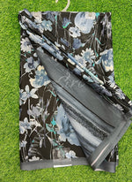 Load image into Gallery viewer, Latest Beautiful Premium Digital Print Floral Georgette Saree