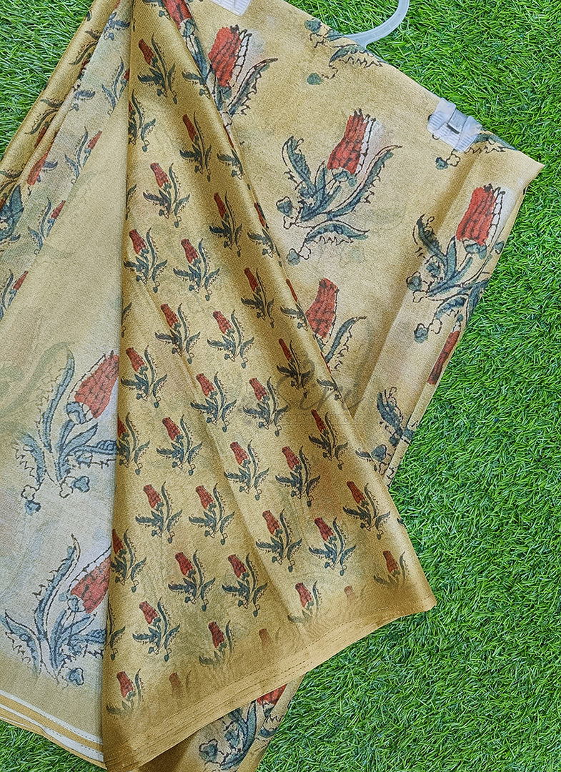 Latest Beautiful Digital Print Crepe Georgette Saree