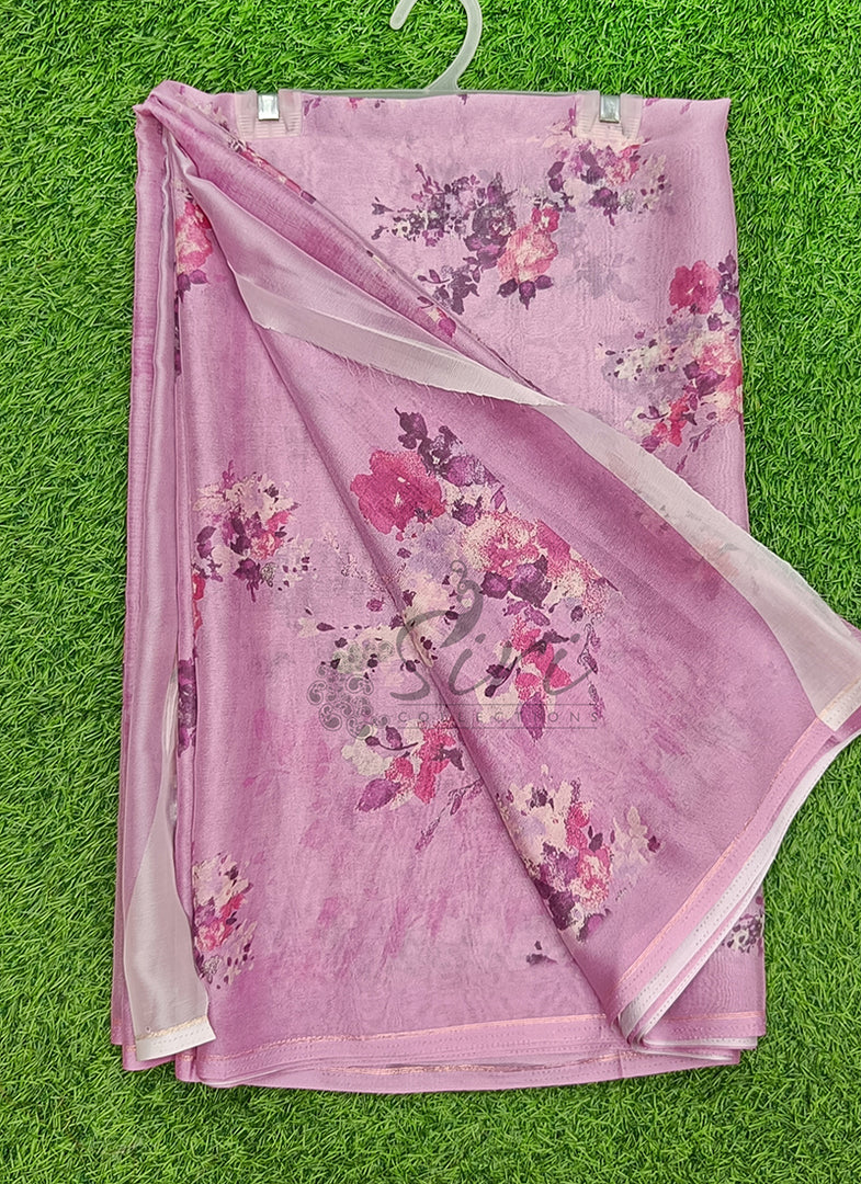 Lovely Digital Print Georgette Saree