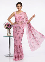 Load image into Gallery viewer, Lovely Digital Print Georgette Saree