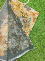Load image into Gallery viewer, Latest Beautiful Digital Print Floral Georgette Saree