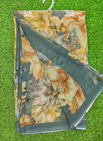 Load image into Gallery viewer, Latest Beautiful Digital Print Floral Georgette Saree