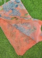 Load image into Gallery viewer, Latest Beautiful Digital Print Floral Georgette Saree