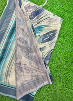 Load image into Gallery viewer, Latest Beautiful Digital Print Floral Georgette Saree
